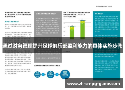 通过财务管理提升足球俱乐部盈利能力的具体实施步骤 通过财务管理提升足球俱乐部盈利能力的具体实施步骤